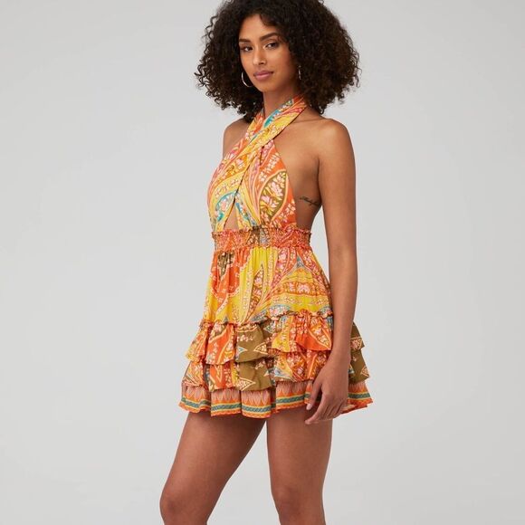 Agua Bendita Maona Lula Mini Dress - Picture 1 of 9
